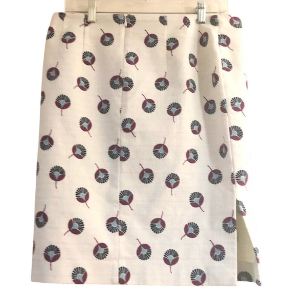 LOFT  Women's Floral Print Skirt Sz 10